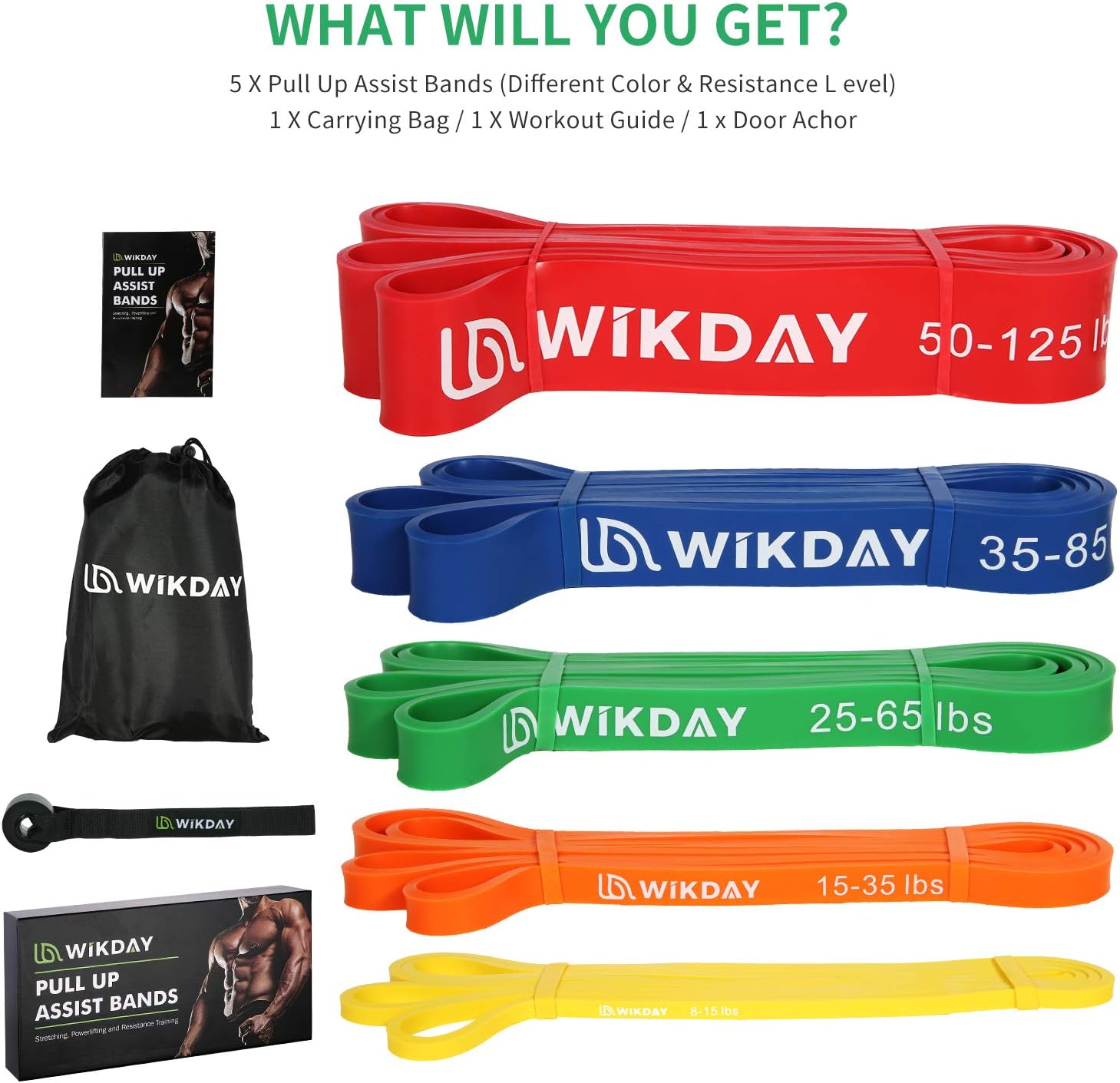 WIKDAY Resistance Bands