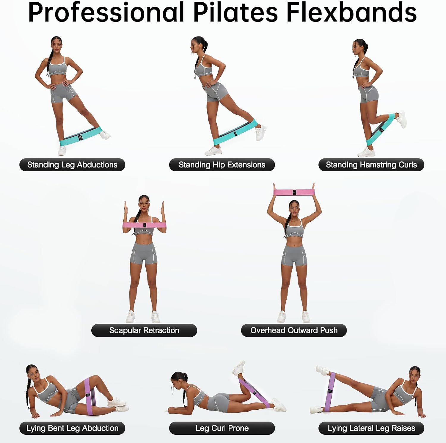 Resistance Bands That Don't Roll Up: Fabric vs. Latex for Leg and Glute Work