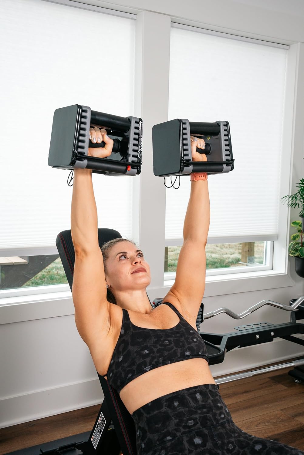 PowerBlock Elite EXP Adjustable Dumbbells, Sold in Pairs, Stage 1, 5-50 lb. Dumbbells, Dur